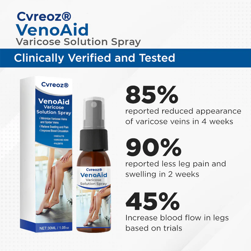 Cvreoz® VenoAid Varicose Solution Spray Pro