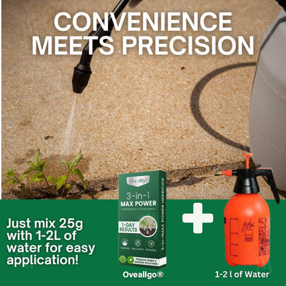 🌟 Official Store |🔥Hot Sale - 50% OFF🌿Oveallgo® 3 in 1 Max Power Herbicide