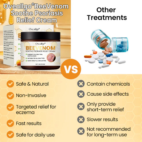Oveallgo® BeeVenom Soothe Psoriasis Relief Cream
