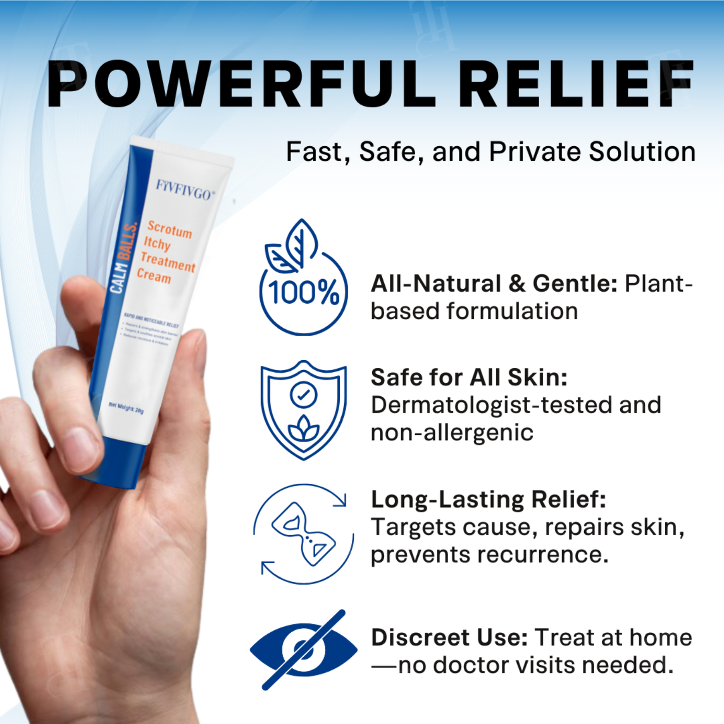 Fivfivgo® Scrotum Itchy Treatment Cream