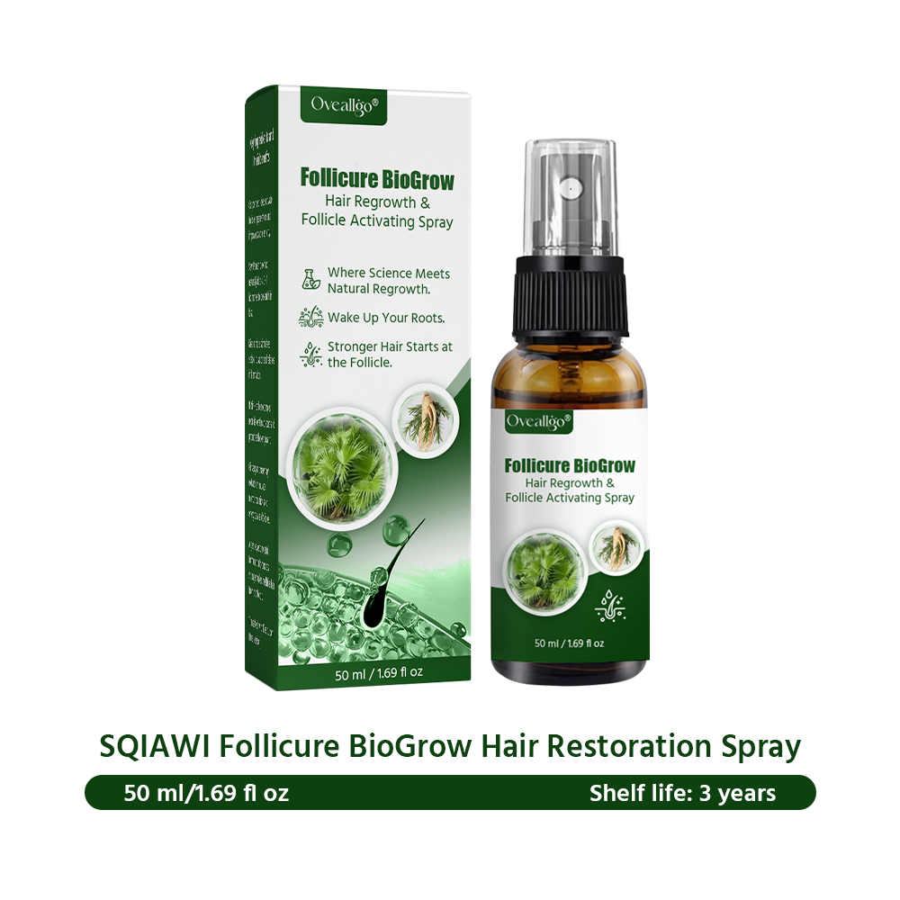 Oveallgo® Follicure BioGrow Hair Regrowth & Follicle Activating Spray