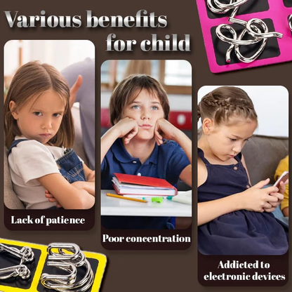 Oveallgo® 3D Metal Challenge Puzzle Toy