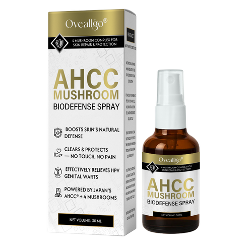 Oveallgo® AHCC Mushroom HPV Genital Warts Eraser Spray