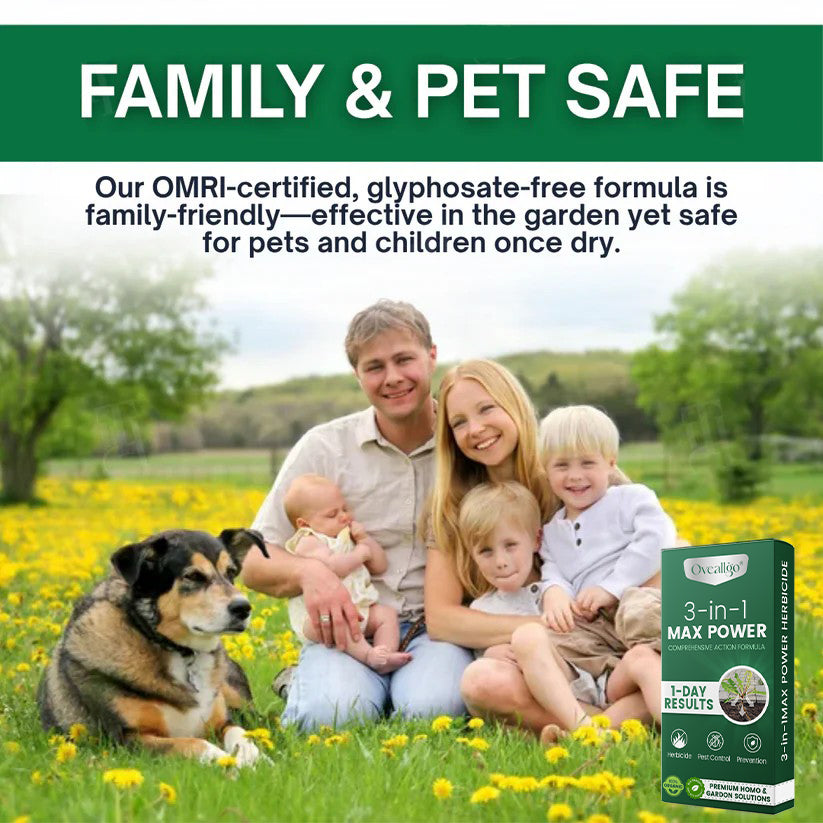 🌟 Official Store |🔥Hot Sale - 50% OFF🌿Oveallgo® 3 in 1 Max Power Herbicide