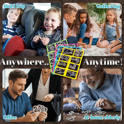 Oveallgo® 3D Metal Challenge Puzzle Toy