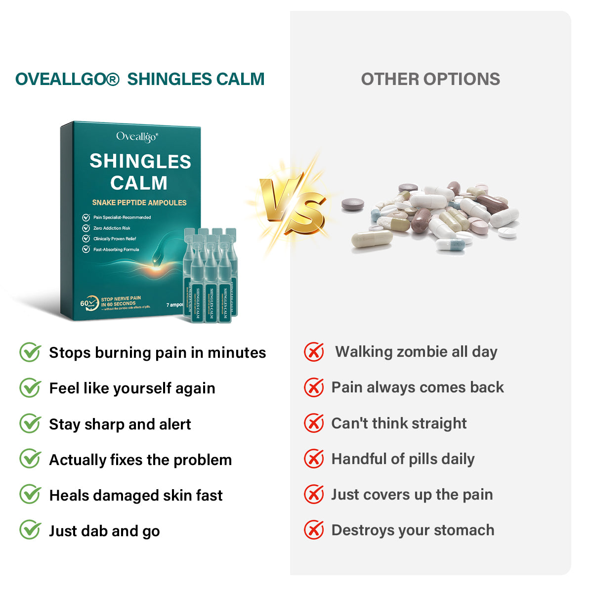 Oveallgo® Shingles Calm Snake Peptide Ampoules 17 Oveallgo® Shingles Calm Snake Peptide Ampoules