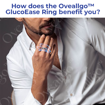 🔰Official Store: Oveallgo™ GlucoEase Ultra Ring 👨‍⚕️USA Diabetes Association (ADA）Approved (Lowers blood sugar and supports diabetes management)