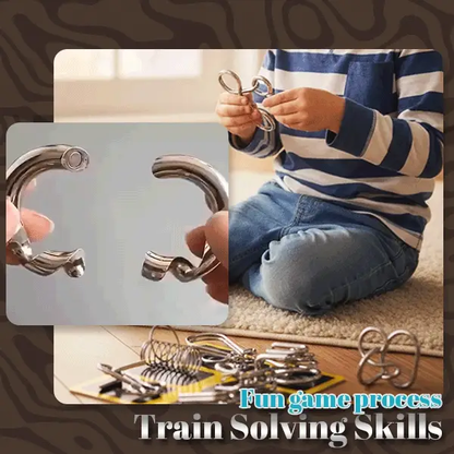 Oveallgo® 3D Metal Challenge Puzzle Toy