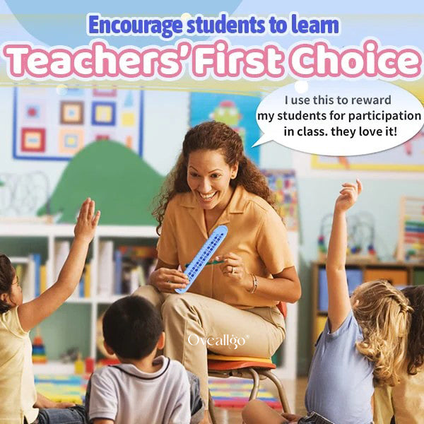 Oveallgo® Kid Easy-Learning Mathematical Ruler