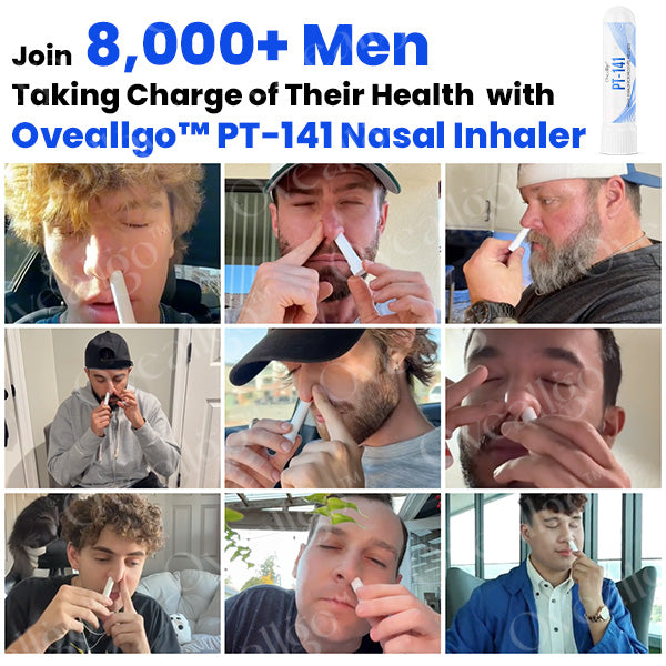 ✅Official Store: Oveallgo™ PT-141 Nasal Inhaler for Prostate Wellness👨‍⚕️Australia Urological Association (USANZ) Approved (Reducing prostate swelling, pain, discomfort, soreness, and urinary fatigue)