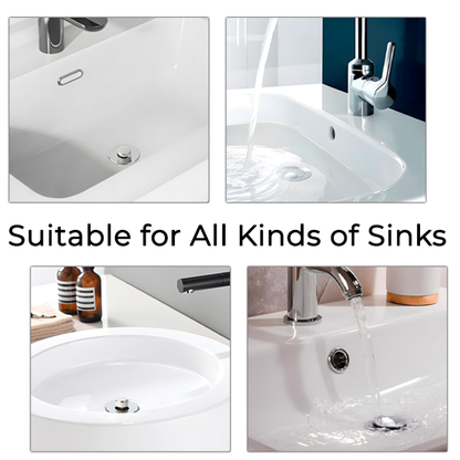 Sink Drain Strainer with Removable Stainless Steel Basket PLUS