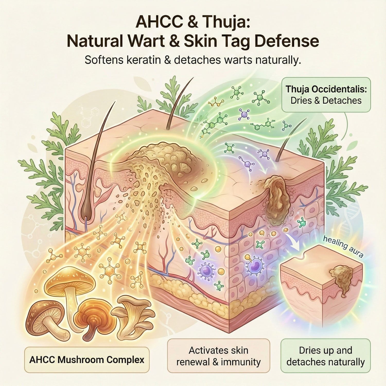 Oveallgo® AHCC Mushroom 4-in-1 Renewal Cream