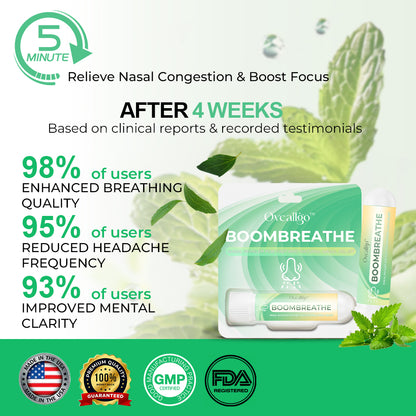 ✅Official Store: Oveallgo™ BoomBreathe Ultra Nasal Inhaler