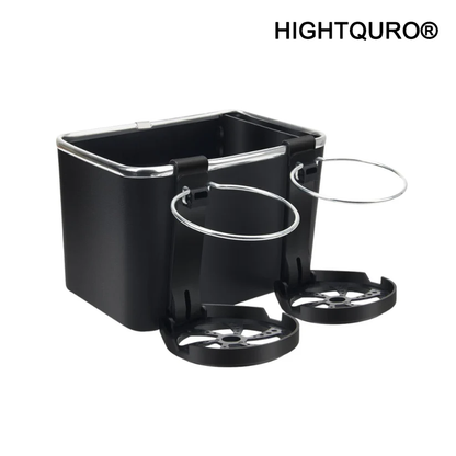 Armrest Storage Box with 2 Cup Holders