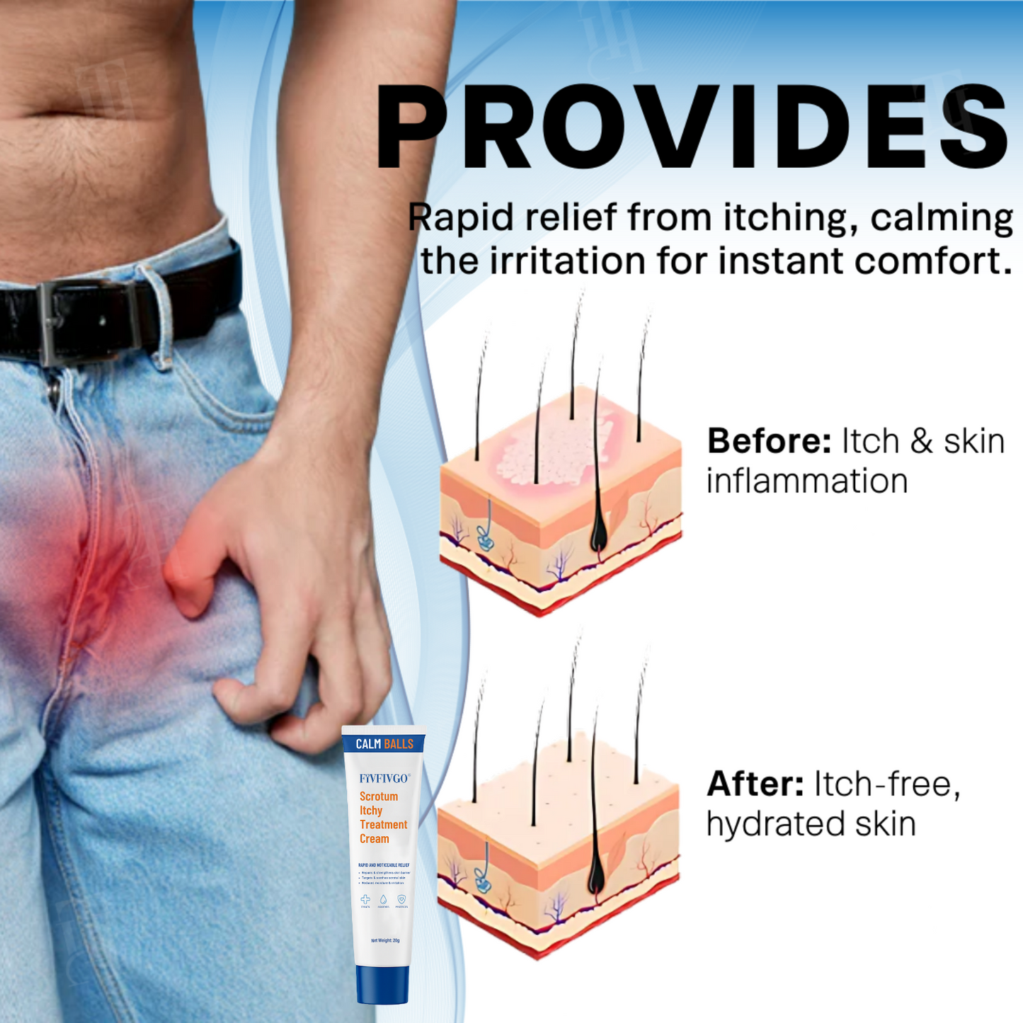Fivfivgo® Scrotum Itchy Treatment Cream