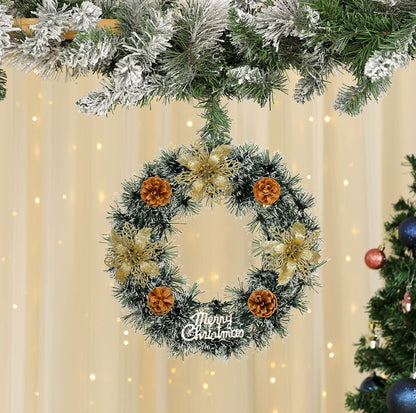 🌲 Oveallgo® Artificial Christmas Wreaths 🇺🇸 UV-Resistant, Premium Quality and Durable