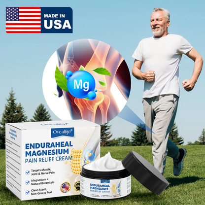 Oveallgo® EnduraHeal Magnesium Pain Relief Cream (Treats Arthritis, Neuropathy, Rheumatism, Sports Injuries & More)